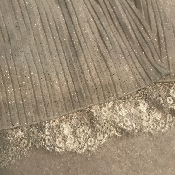 Xhilaration Dress Lace and Sparkle Black and Beige - Picture 3 of 5